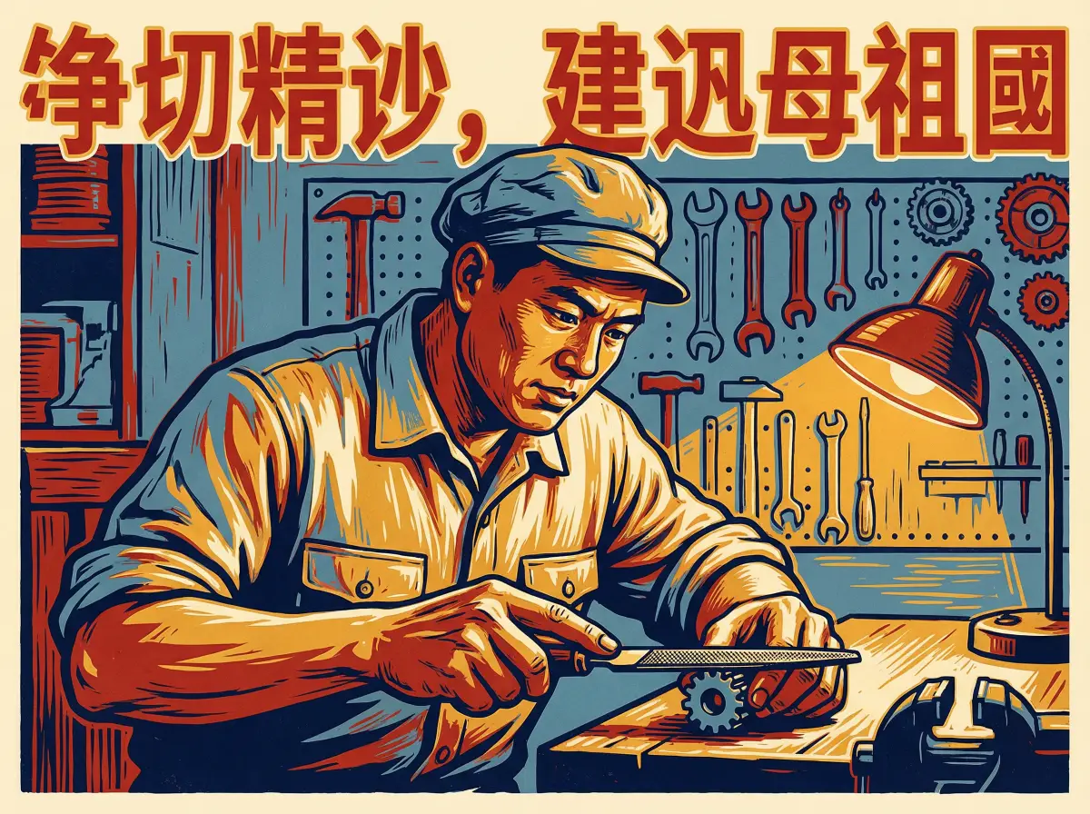 钳工大师张德勤 - 51视频 先锋人物